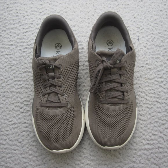 Kizik Other - KIZIK Lima Mens Size 7 Wide Brown Handsfree Gray Sneakers Tennis Shoes